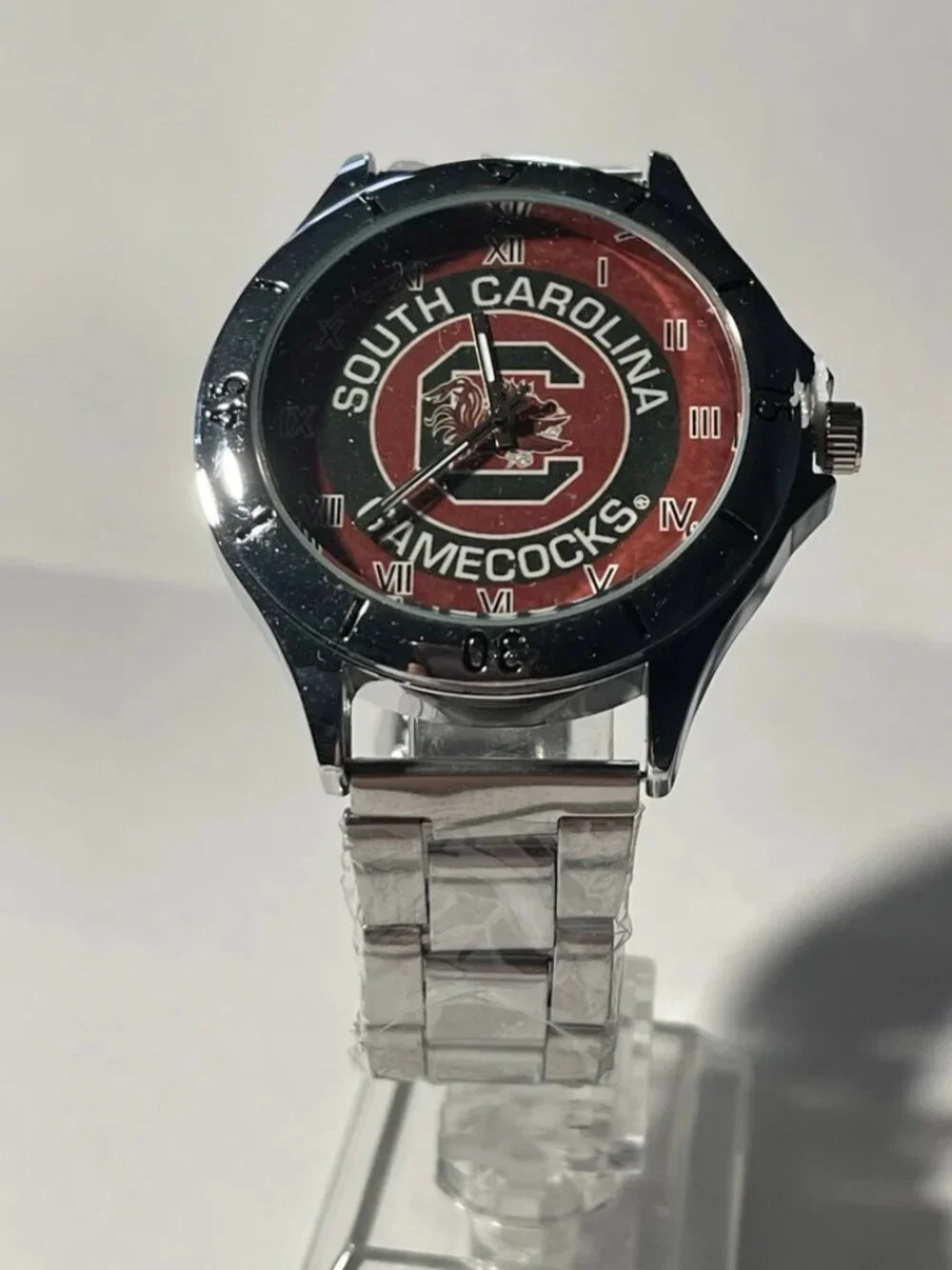 South Carolina Gamecocks NCAA Stainless-Steel Watch NEW